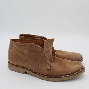 Peter Millar Chukka Boots Mens Size 10 Suede Tan Desert Preppy Casual Spain